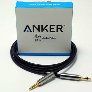 ANKER SoundLine 3.5mm オス-オス オーディオ ケーブル 1.2m 4ft　アンカー A7123