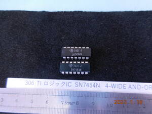 TI ロジックIC SN7454N 4-WIDE AND-OR-INVERT GATES 6個１組 　#406
