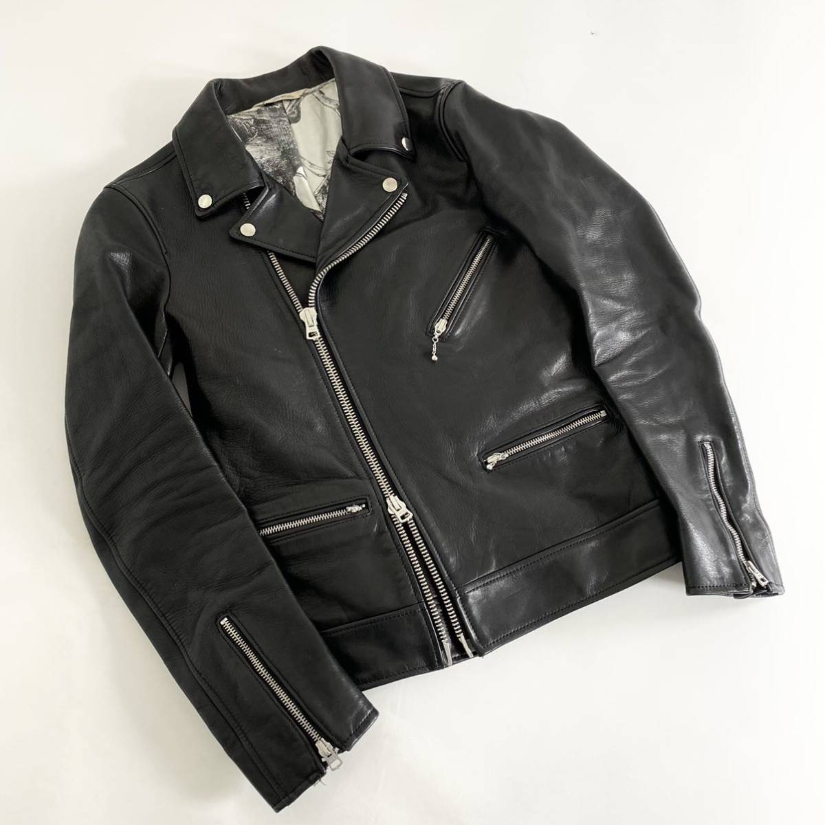カスタム 【定価6.2万】NOWARTT×SHIPS JET BLUE ダブルライダース カスタム 【定価6.2万】NOWARTT×SHIPS JET BLUE ダブルライダース
