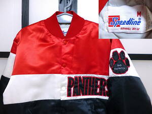 US古着 90s ナイロン スタジャン パンサーズ / アメリカ古着 90年代 Speedline Athletic Wear PANTHERS