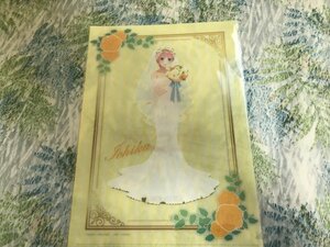 B088クリアファイル　五等分の花嫁∬　エンスカイ　中野一花　一花　ウェディングドレス