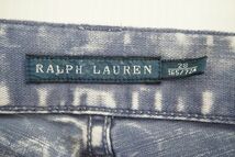 【即決】RALPH LAUREN ラルフローレン ストレッチパンツ ストレッチ 製品染め 薄い紺系 サイズ:28 165/72A 【723780】_画像5