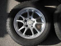 バリ山 中古 ブリヂストン スタッドレス タイヤ 195/65R15 195/65-15 アルミ付 ノア ヴォクシー エスクァイア ステップワゴン アクセラ 雪_画像3