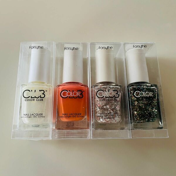 Forsythe COLOR CLUB ネイルラッカー ネオンカラー4色セット