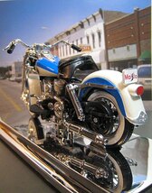 1/18 Maisto ハーレー 1958 FLH Duo Glide Harley Davidson デュオグライド レトロ クラシック サドル 箱付き 開封品 バイク オートバイ_画像10