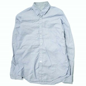 Steven Alan スティーブンアラン Supima Ox Reverse Seam Shirts スーピマオックスリバースシームシャツ 1211-218-0201 S ブルー g10236