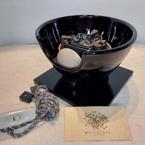 K07-0123 茶道具 風炉型 電熱器 黒真塗 創巧 野々田製 未使用に近い 美品の画像8