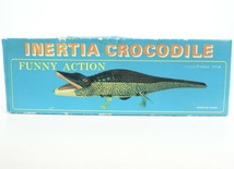 ビンテージ 昭和レトロ　INERTIA CROCODILE 可動品 ぜんまい付きブリキのおもちゃ 全長23cm 幅6cm 高さ3cm TAK501_画像10