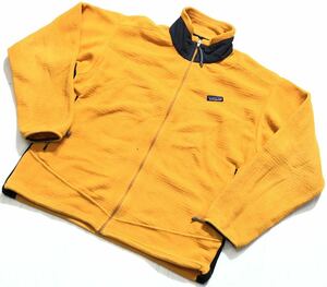 ■ patagonia パタゴニア ■ ロゴ ラベル R3 ラディアント フリース ジャケット イエロー×ブラック XL