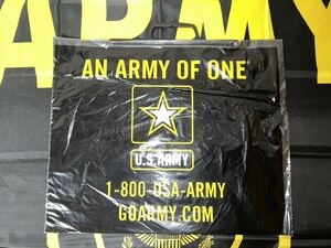 新品未使用　 ◆Ｕ.Ｓ.非売品【U.S.ARMY】アメリカ陸軍goarmy.com ビニールバッグ　BLACK◆ 5枚セット