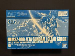  gun pra HGUC ограниченный item [MSZ-006ze-ta Gundam (Z Gundam ) прозрачный цвет Ver.] Event ограниченная продажа 1/144 Mobile Suit Z Gundam * нераспечатанный товар 