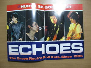 【ツアーパンフレット】辻仁成 ロックバンド エコーズ ECHOES/HURTS SO GOOD TOUR1988