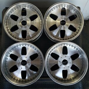 管理番号：W11-101【4本価格】【18×8.5J 18x10.5J 4×114.3 5×114.3 ET+32/+44 ハブ73 】ENKEI・日本製・マルチ・直接引取可能