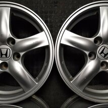 管理番号：Ｗ11-162【４本価格】【16x6.5J 5x114.3 ET+55 ハブ65】ENKEI製・HONDA本田純正・アコード等・店頭直接引取可能・下取り可能_画像3