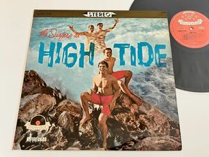 【63年盤/グラモフォンペラ】ザ・サーファーズ The Surfers / At HIGH TIDE 日本盤LP HIFI US原盤 POLYDOR SLPM1099 Jungle Drums,Ebb Tide