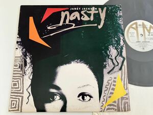 【USオリジナル】Janet Jackson / Nasty Extended/Instrumental/A Cappella 12inch A&M RECORDS SP-12178 86年シングル,Jam & Lewis,