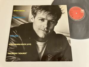 【85年UK盤】Bryan Adams / Summer Of '69/Kids Wanna Rock(LIVE)/THE BRYAN ADAMIX(Somebody,It's Only Love〜)12inch A&M AMY267