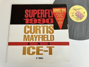 Curtis Mayfield And ICE-T / SUPERFLY 1990 6トラック12inch CAPITOL US V-15602 Mantronix Remix,New Jack Swing Remix,Fly Mix,