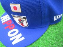 GK栄三越■ 新品593 【人気】【サッカー日本代表 JFA】◆ニューエラ◆12350341-OSFA◆ブルー◆9FIFTYスナップバック◆キャップ◆_画像2