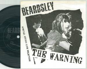 Beardsley ／ the warning　７インチソノシート　　　検～ zelda comes キャー nickey willard laughin’nose