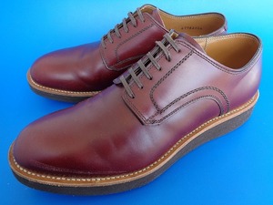 12143■美品 最高級 REGAL STANDARDS リーガル スタンダード レザー シューズ 赤茶 25.5 677R251/2a A915212 vibram　サドル