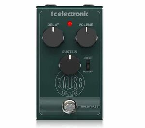 tc electronic テープ エコー GAUSS TAPE ECHO デジタルテープエコーエミュレーションペダル ギターエフェクター