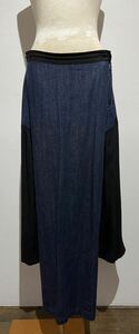  прекрасный товар Y's( wise ) Yohji Yamamoto длинная юбка 1S
