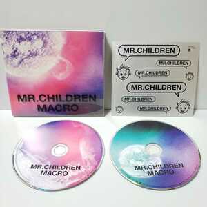 【超貴重!!!】Mr.Children ミスチル★MACRO★CD+DVD付き ステッカー付き 初回限定盤★良品 即決