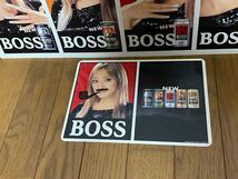 浜崎あゆみ BOSS 缶コーヒー ステッカー 看板 レア 貴重 新品未使用_画像2