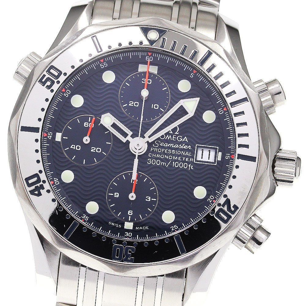 ☆良品【OMEGA】オメガ シーマスター300 アメリカズカップ クロノ ...