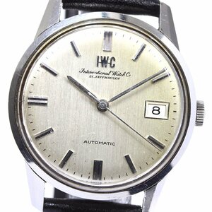 【IWC SCHAFFHAUSEN】IWC シャフハウゼン デイト cal.8541B 自動巻き メンズ【ev20】