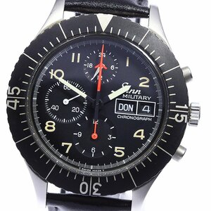 * superior article [Sinn] Gin military Pilot chronograph day date 156B self-winding watch men's _721351[ev20]