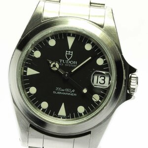 ☆訳あり【TUDOR】チュードル プリンス オイスターデイト サブマリーナ 75090 cal.2824-2 自動巻き メンズ【ev20】