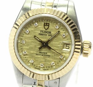 [TUDOR] Tudor Princess Date 92513 10P diamond Vintage cal.2671 self-winding watch lady's 