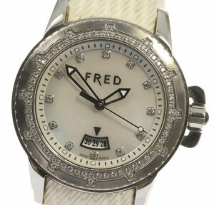 [FRED] Fred гладиатор ограниченный товар 12P diamond Date FD063111 кварц женский [ev20]