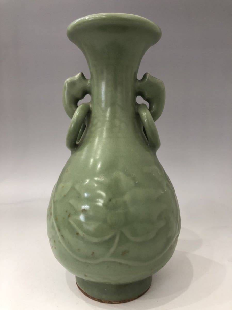 有名人芸能人】 中国 龍泉窯 青磁 神獣 水滴 水注 時代箱 V R4306 陶芸