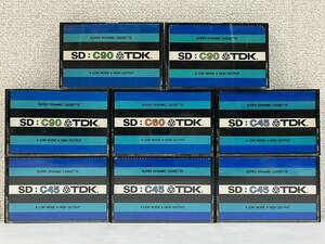 ●○S810 TDK カセットテープ SUPER DYNAMIC SD-C90 他 8本セット○●