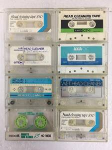 ●○N525 ヘッドクリーナー クリーニングテープ カセットテープ 8本セット○●