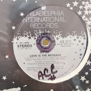 MFSB / LOVE IS THE MESSAGE 12inch EP