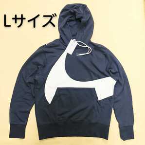 【新品未使用】NIKE ナイキ パーカー プルオーバーパーカー ビックスウッシュ バックプリント Swoosh フレンチテリー Lサイズ