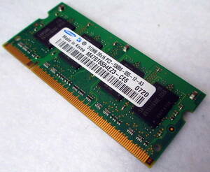 [Samsung] 512MB-2RX16 PC2-5300S SO-DIMM (один элемент)