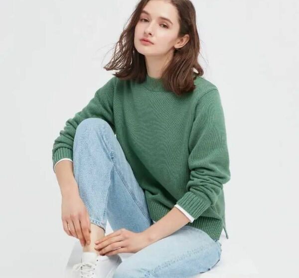 UNIQLO ウォッシャブルモックネックセーター（長袖）