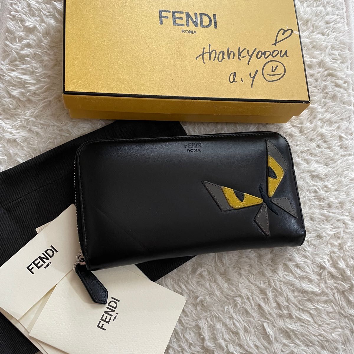 極上美品】99 FENDI フェンディ 2つ折り財布 小物 折り財布 小物 折り