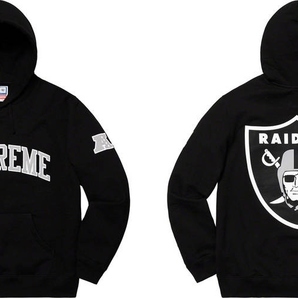 新品未開封 納品書付き SUPREME NFL Raiders ’47 Hooded Sweatshirt パーカー ブラック ( M ) Black 黒の画像2