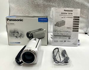 パナソニック　Panasonic HDビデオカメラ V480MS 32GB 高倍率90倍ズーム HC-V480MS（A194-2）