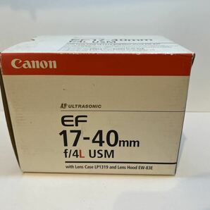 （未使用品）Canon 広角ズームレンズ EF17-40mm F4L USM フルサイズ対応の画像6