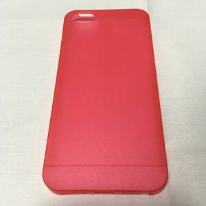 ☆ 即決・新品!! iPhone 5/5S/SE兼用 マット PPケース レッド ☆