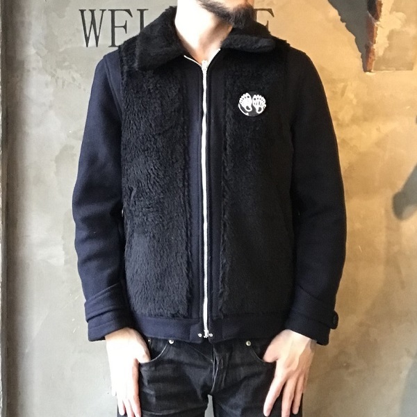 人気人気WEIRDO 「YETI JACKET」 フェイクファージャケット アウター