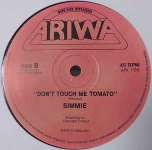 試聴あり★同梱可★Macka B & Simmie / Simmie - Hands Off / Don't Touch Me Tomato [12”]Mad ProffessorAriwaレゲエダブ