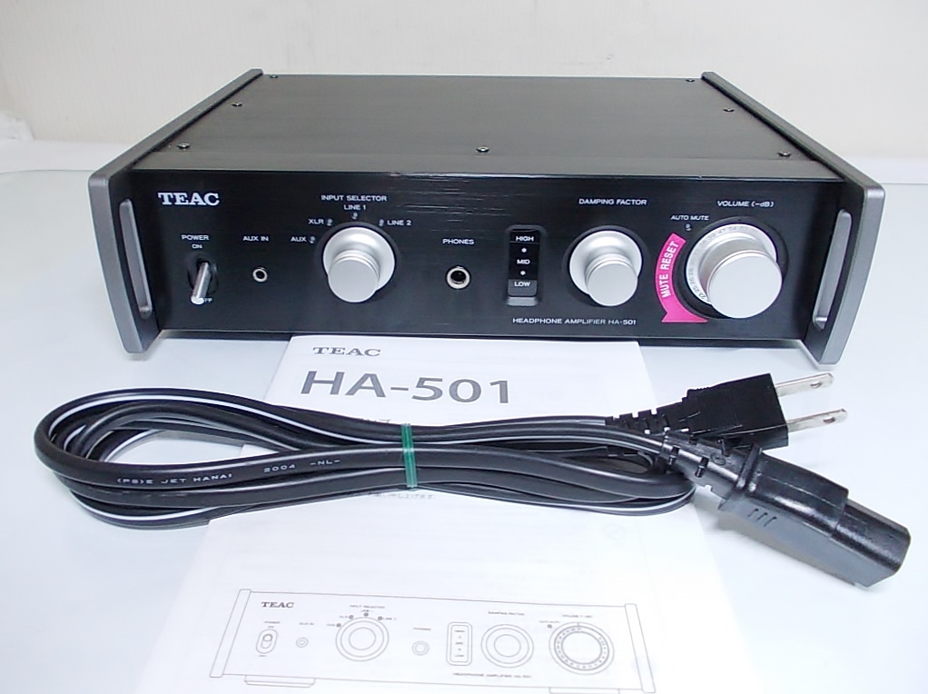 数量限定・即納特価!! 美品 TEAC HA-501 ヘッドフォンアンプ